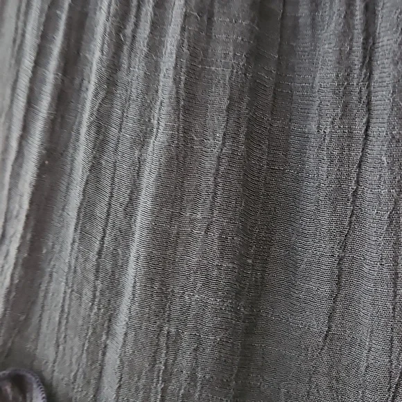 Navy Blue Tiered Mini Skirt Gauze Size Medium‎ - Picture 4 of 10